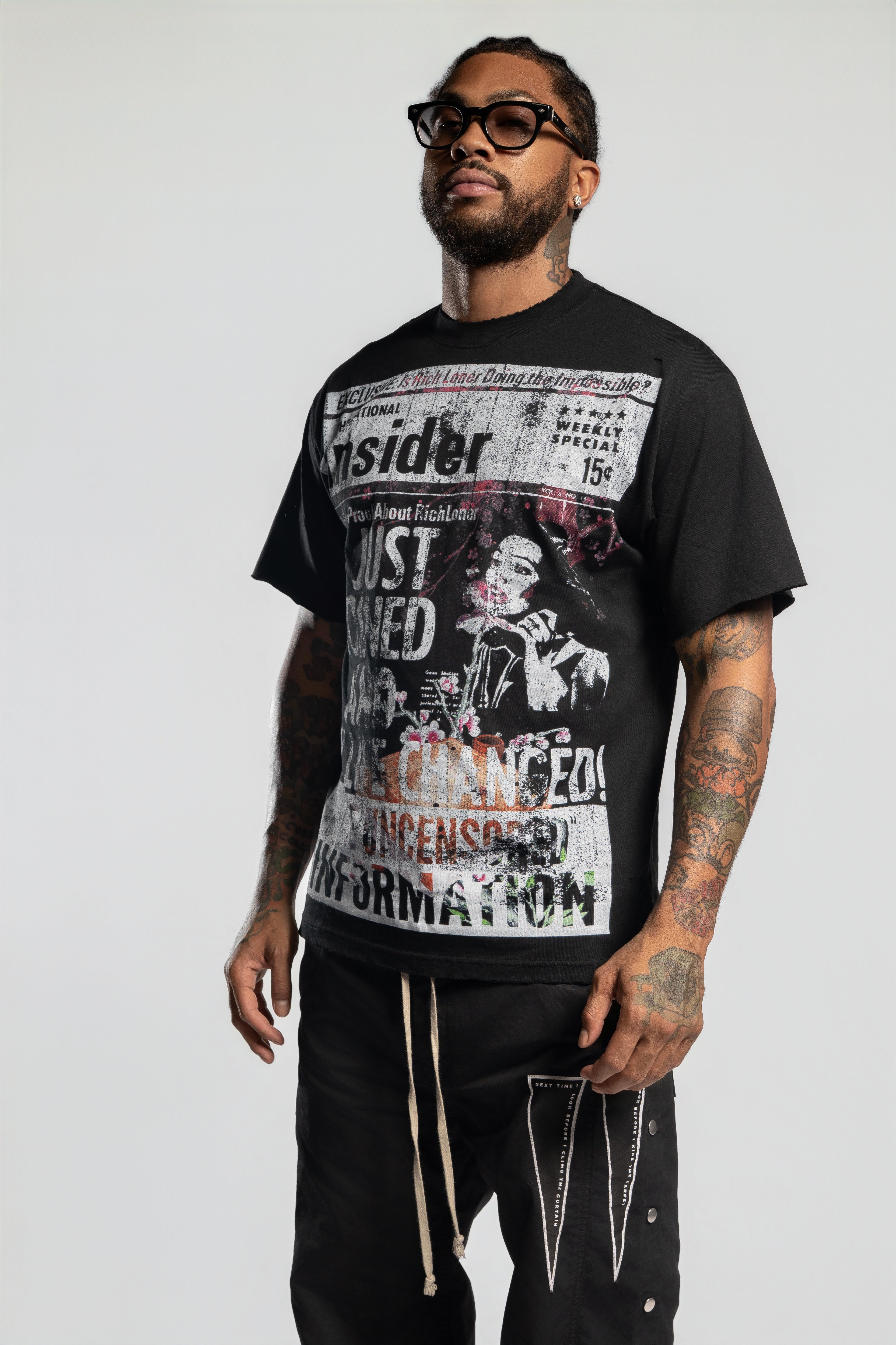 Chinese new year black tee