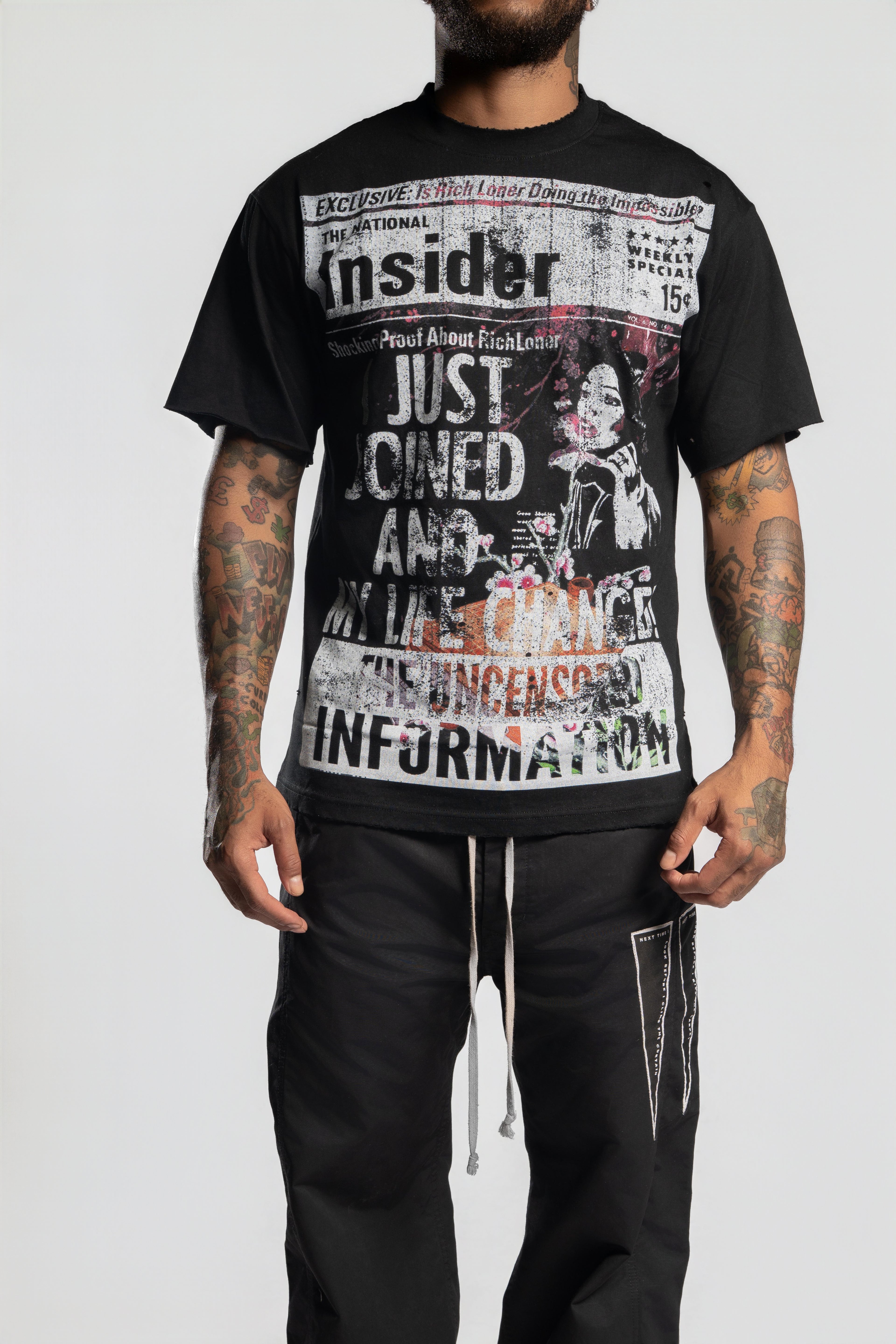 Chinese new year black tee