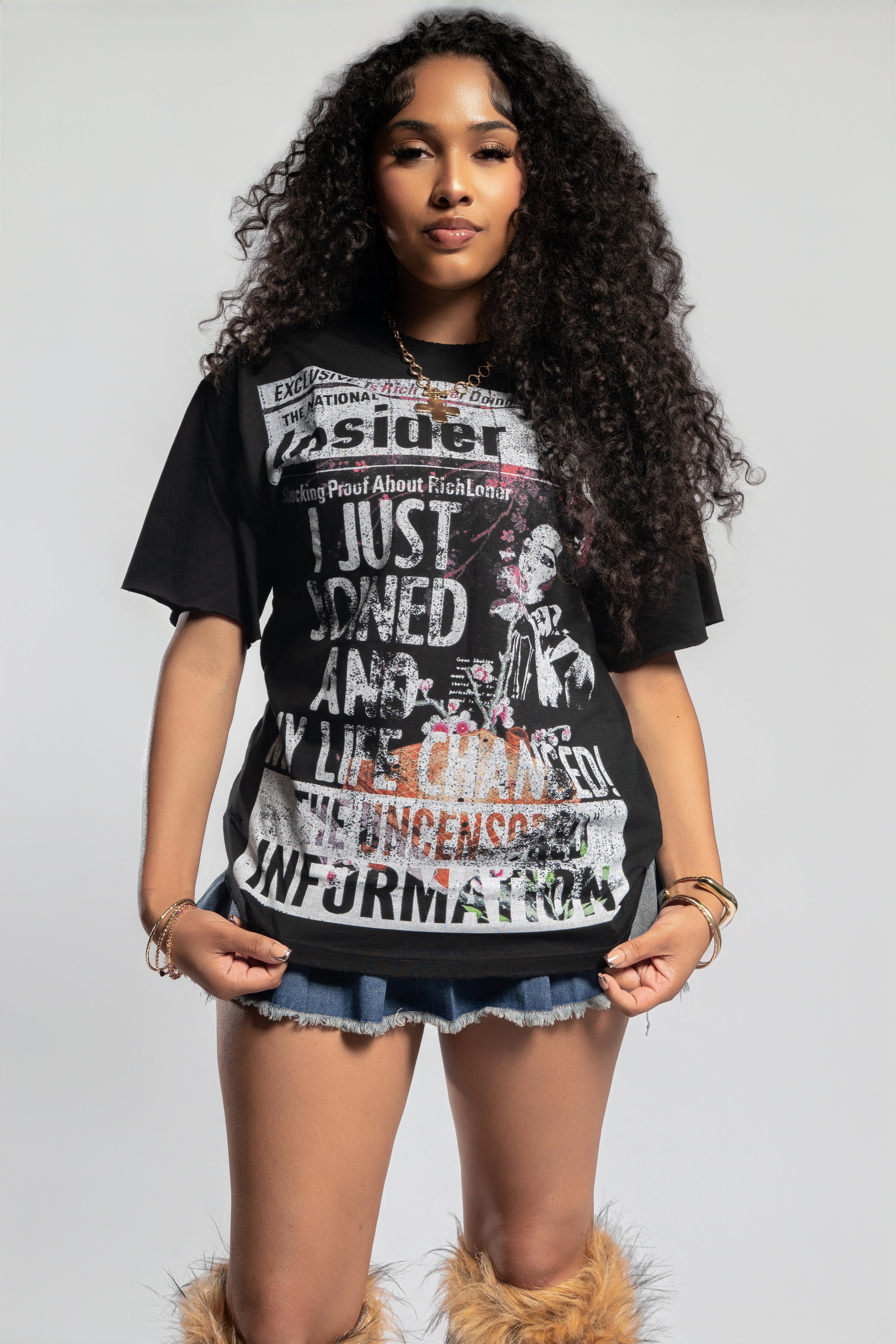 Chinese new year black tee