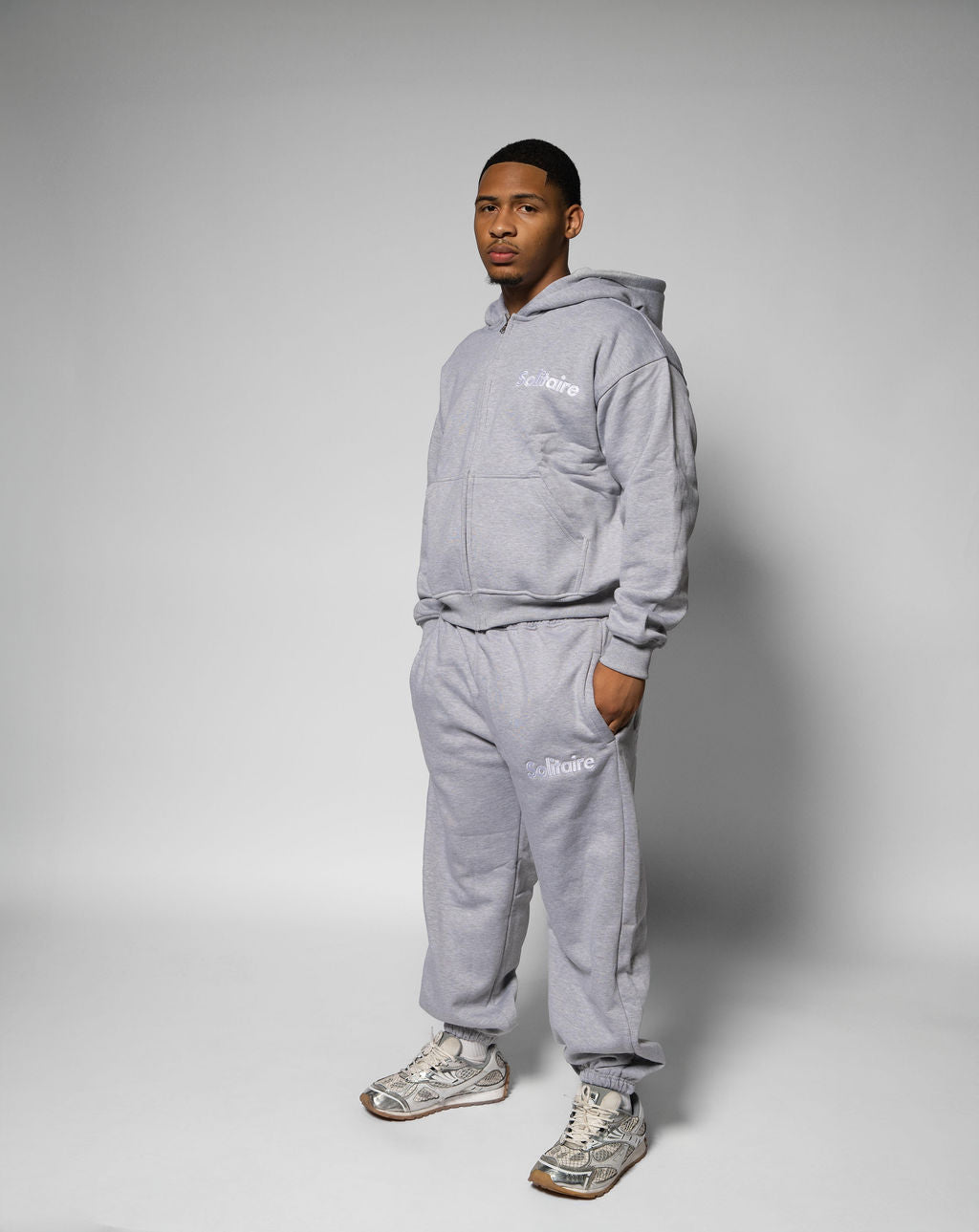 Grey Riches Essential Hoodie